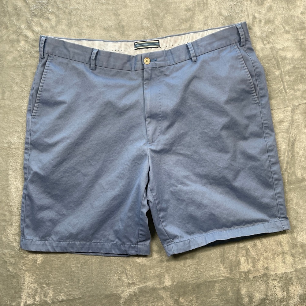 Peter Millar Mens Shorts Blue Chino Flat Front Casual‎ Summer Size 40